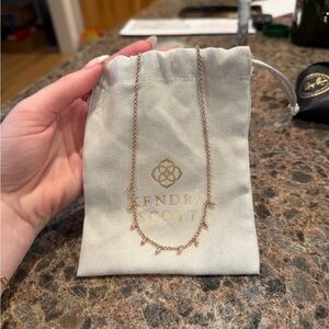 Kendra Scott Rose Gold Necklace